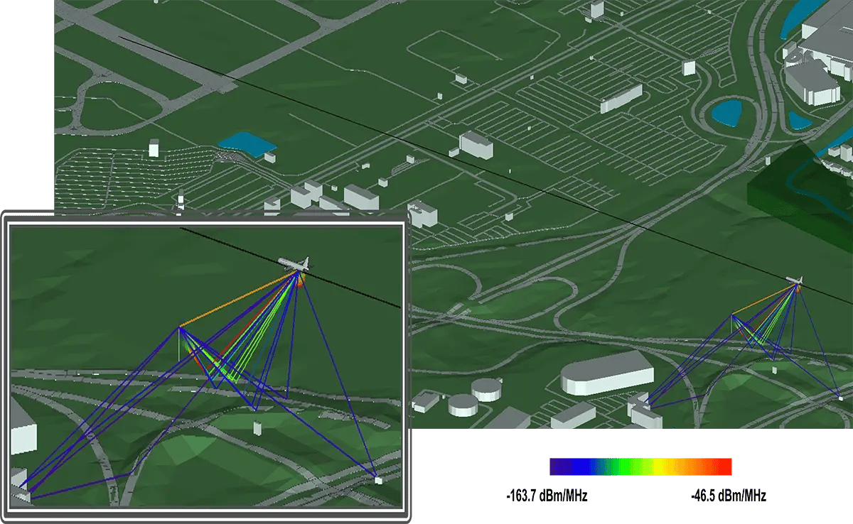 Fig. 13: Trayectorias de rayos_BS1b