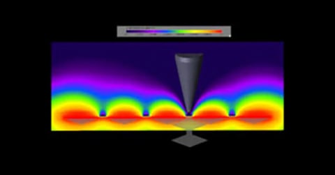 Pantalla táctil de simulación de diamantes 3x4 con el solucionador electrostático de XF Imagen