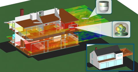 Diseño de dispositivos domésticos inteligentes y conectividad WiFi mediante imagen de simulación EM