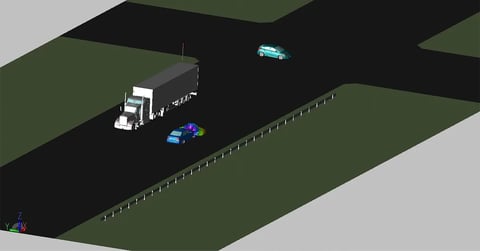 Análisis de radar WaveFarer con imagen de dispersión difusa y retrodispersión a través de paredes