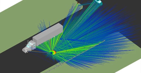 Simulación de escenarios de conducción con radar automático: Aumento del realismo con multitrayectoria, dispersión difusa e imagen microdoppler
