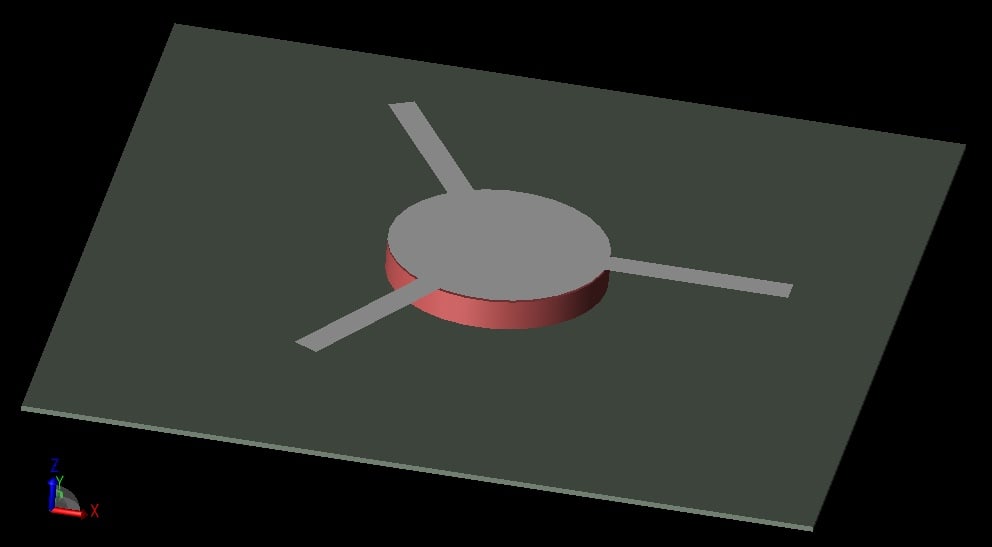  Figura 1: Estructura del circulador de ferrita.