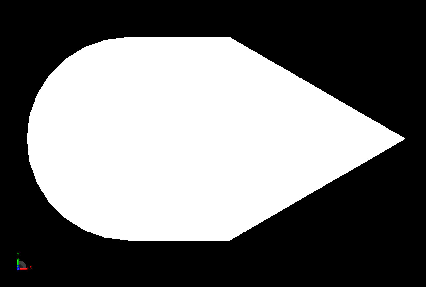 Figura 4La geometría del cilindro con placa de cuña.