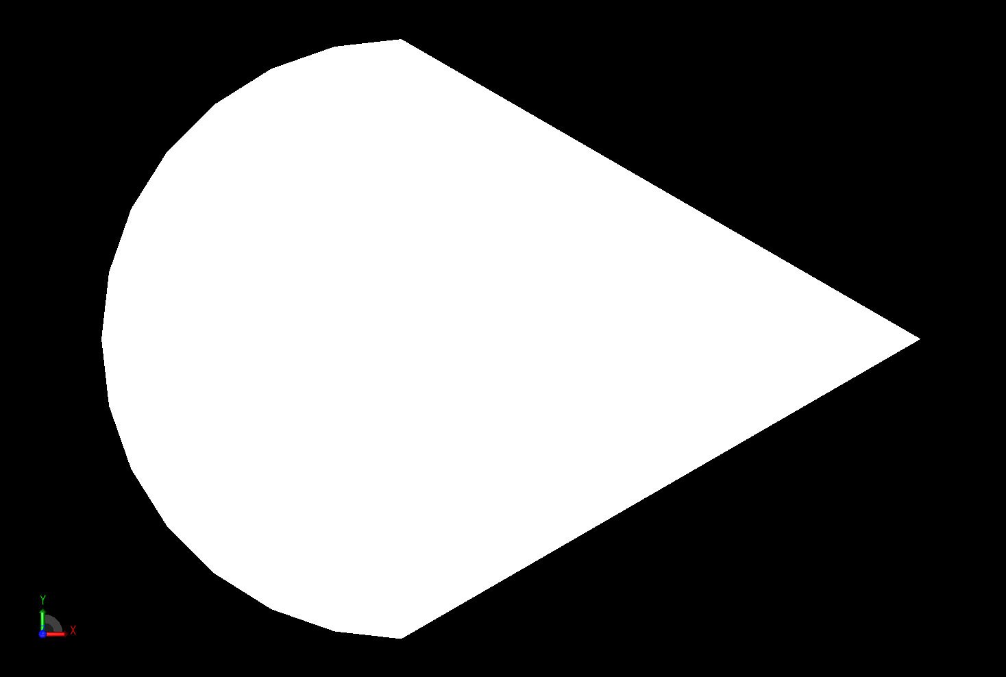 Figura 2La geometría del cilindro en cuña.